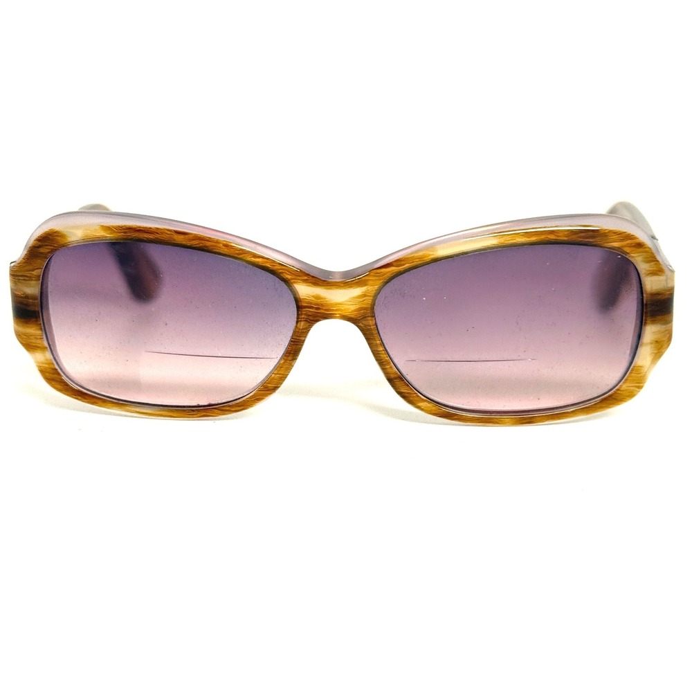 Jean Lafont Paris Vahine 513 Sunglasses Brown Marble Purple Gradient Made France